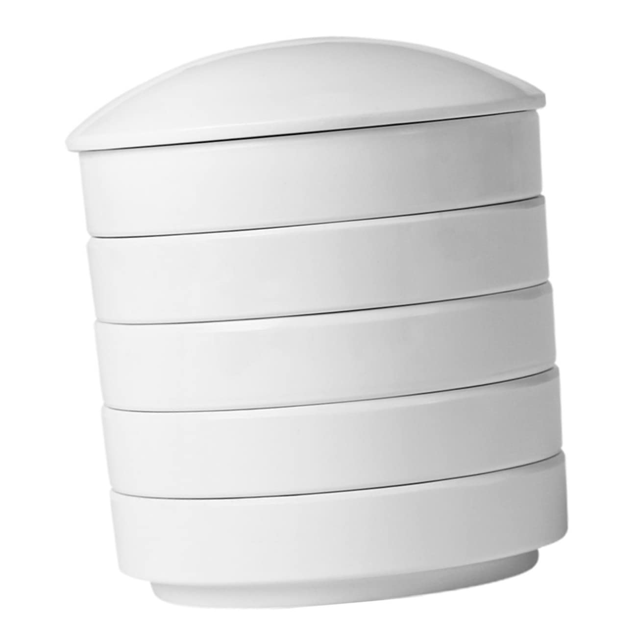 NUOBESTY Five Layers Ceramic Ink Dish for Pigment Mixing Porcelain Plate for Artists Easy to Clean Palette for Watercolor Painting for Art Use