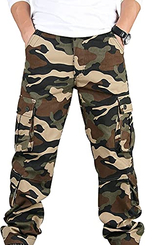 Pantalon softshell de trekking homme cargo multi poches tactique
