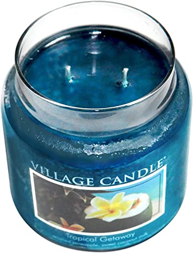 Village-Candle-Tropical-Getaway-Large-Apothecary-Jar-Scented-Candle-2125-oz Village Candle Tropical Getaway Large Apothecary Jar Scented Candle 2125 oz