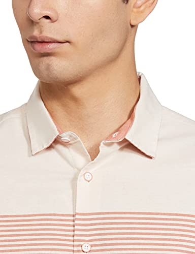 Image of Marks & Spencer Mens Solid Polyester Blend Collared Neck Regular Fit Easy Iron Shirt (Pack of 2)