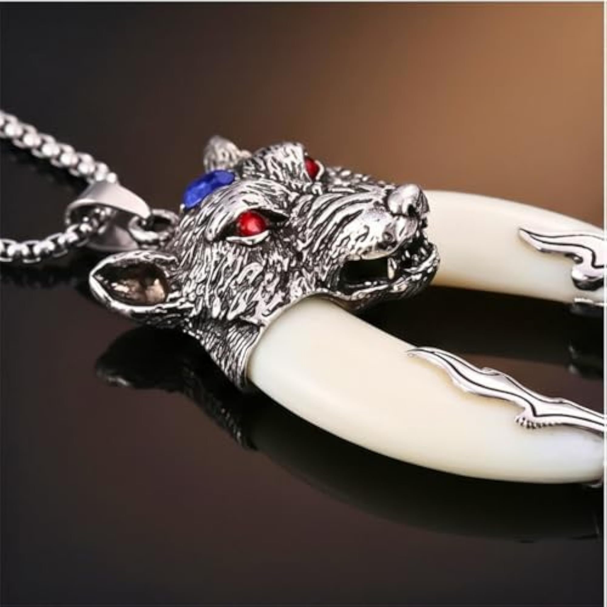 Men's Pure Titanium Steel Pendant with Chain