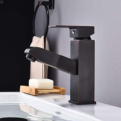 Mélangeur d'eau chaude et froide rétractable pour simplifier le nettoyage du lavabo