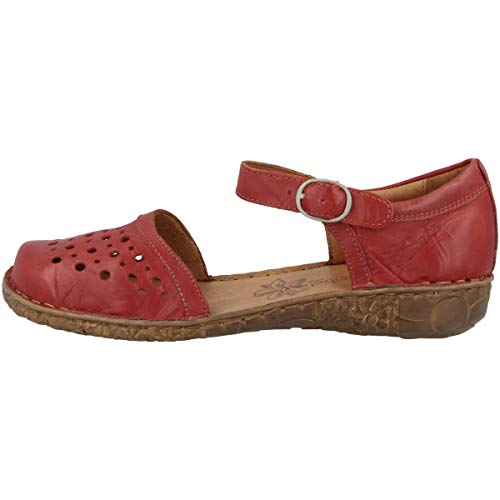 Josef Seibel Rosalie 19 Womens Leather Matt Shoes In Red (Us 8, Red) #TOP15
