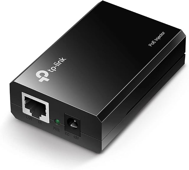 TP-Link PoE Injector Adapter with IEEE 802.3af Compliant - Black (TL-PoE150S)