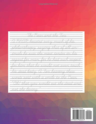 "Practice cursive writing with Aesop's fables for adult: Copy Work Cursive Writing, Cursive Handwriting Practice book for adult, 100 stories, 8.5x11 ... cursive writing with classical literature) - Image 2