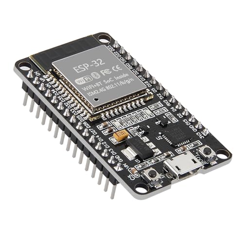 Image of AITRIP ESP-WROOM-32 ESP32 ESP-32S Development Board 2.4GHz Dual-Mode WiFi Bluetooth Dual Cores Microcontroller Processor Integrated with Antenna RF AMP Filter AP STA Compatible with Arduino IDE (1 PCS).