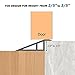 Heonay Floor Transition Threshold Strip, Door Threshold Reducer Strip for 2/5