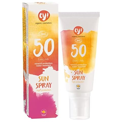 ey! organic cosmetics Sunspray Sonnenspray LSF 50+ wasserfest Cover