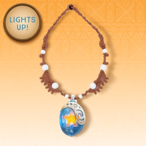 Disney Vaiana 2 Collier Étoile de Mer Officiel Bijou Fantaisie Enfant Pendentif Doré avec Chaîne Accessoire Princesse Polynésienne Déguisement Film Idée Cadeau Fille Dès - vue 7