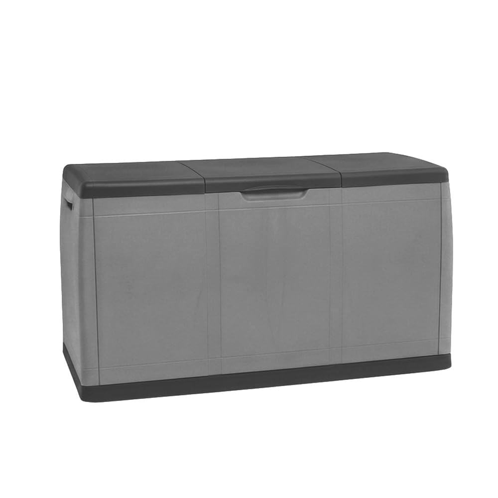 MA MAISON Baule Cassapanca Multiuso 414LT in PP 118x54x65h CM - Resistente ai Raggi UV, Apertura superiore, Contenitore, Organizzatore, Stoccaggio, Esterno, Interno, Made in Italy