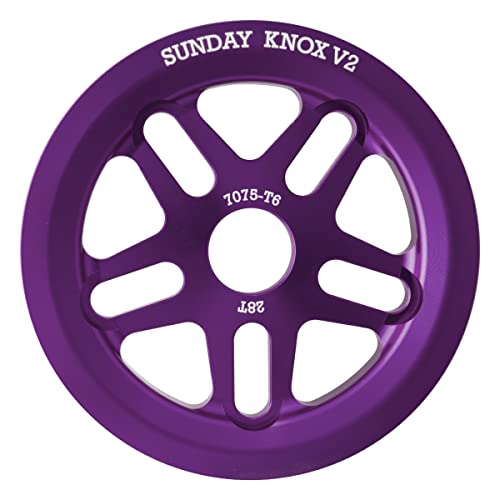 Sunday Knox V2 Sprocket - 28t, Anodized Purple