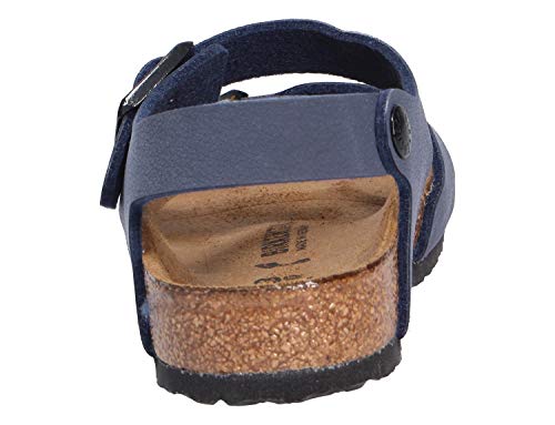 Birkenstock Unisex-Child New York Kids Navy Birkibuc Sandals 32.0 W EU R 0877713