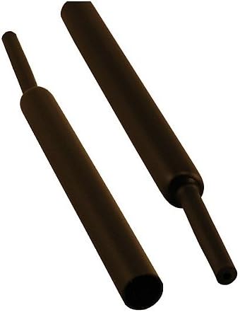 Electriduct 1/16インチ 熱収縮チューブ 2:1 収縮チューブケーブルスリーブ - 500フィート (ブラック)