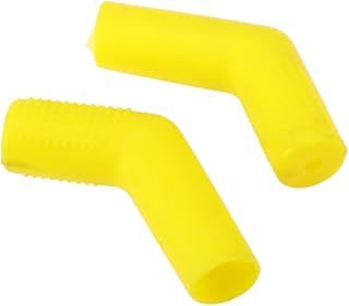FAVOMOTO 2 Peças De Protetor De Sapato De Câmbio De Marchas De Motocicleta Capa Protetora Suv Colocar Em Borracha De Câmbio Amarelo Capa De Bota De Motocicleta