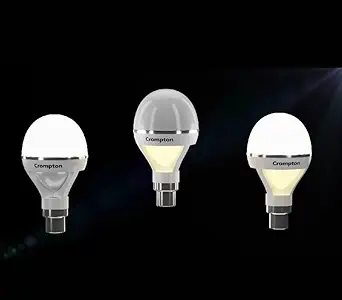 Crompton Trio 12W Led Bulb Direct +Indirect Light (Focus Mode- White Light+ Theatre Mode- Yellow Light+ Trio Mode- Natural Light) Aesthetic Design, Ambience Light- Pack Of 1, B22D