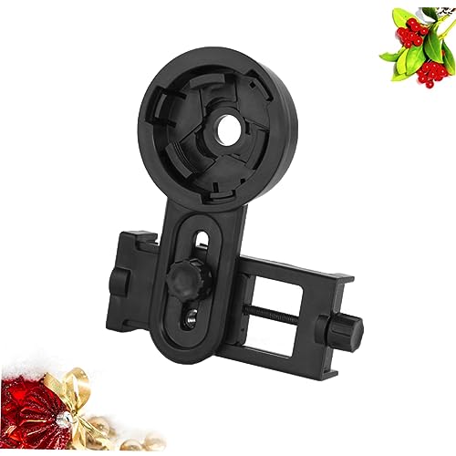 Adaptador de teléfono para telescopio soporte universal de smartphones para binoculares negros 4