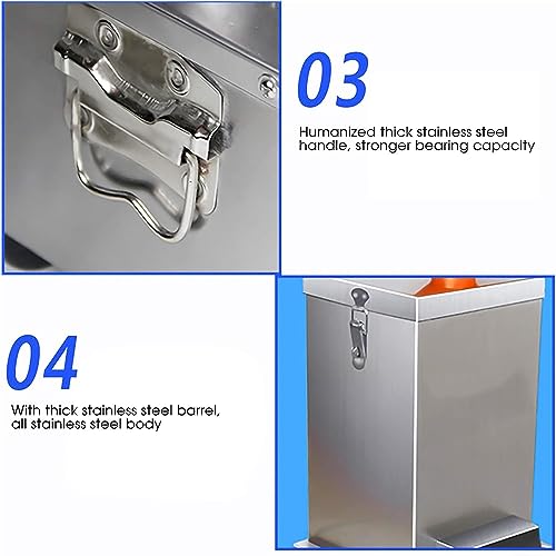 Máquina De Descascar Alho Inteiro Elétrica 20kg/H Separador De Alho Comercial 200W Removedor Automát