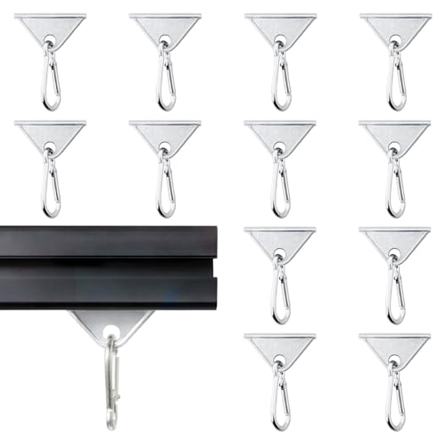 Image of 12 Pack 3030 /4040 Extrusion Sliding Hook for 30 /40 Series T-Slot V-Slot Aluminum Extrusion Hardware Accessories Silver