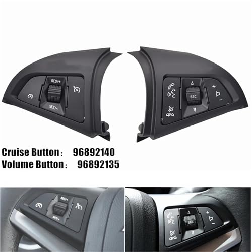 Boutons commande volant Chevrolet Cruze et Mai Rui Bao commande volume croisière 96892140