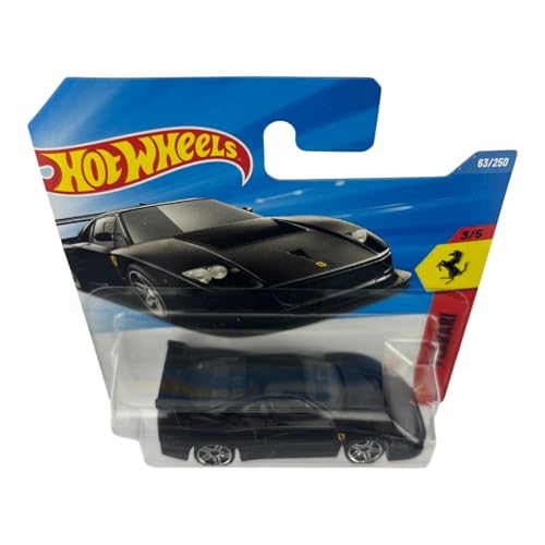 Image of Hot Wheels Ferrari F40 Competizine [Black] 3 /5, 63 /250, 1:64 Scale Diecast Toy Vehicle