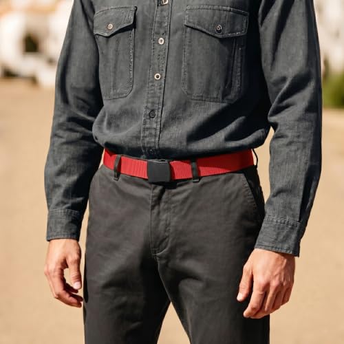 Image of Mile High Life | Nylon Web Belt | Outdoor Military Belt | TSA Safe Buckle Plastic /Metal
