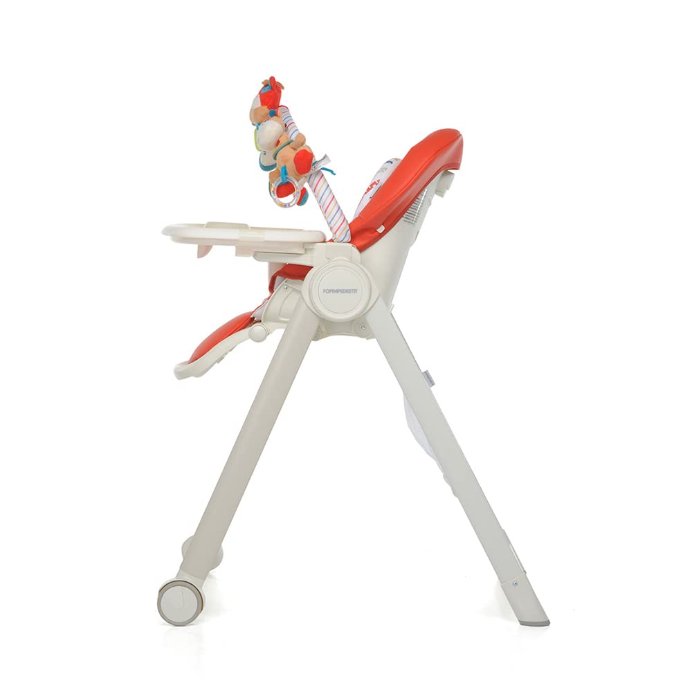 Foppapedretti Seggiolone Sdraietta Misterchef, bambini da 0 a 3 anni (fino a 15 Kg), Seduta/Poggiapiedi/Schienale Regolabili, Cesto Porta Oggetti, Stabile, con Imbottitura Lavabile, Circus
