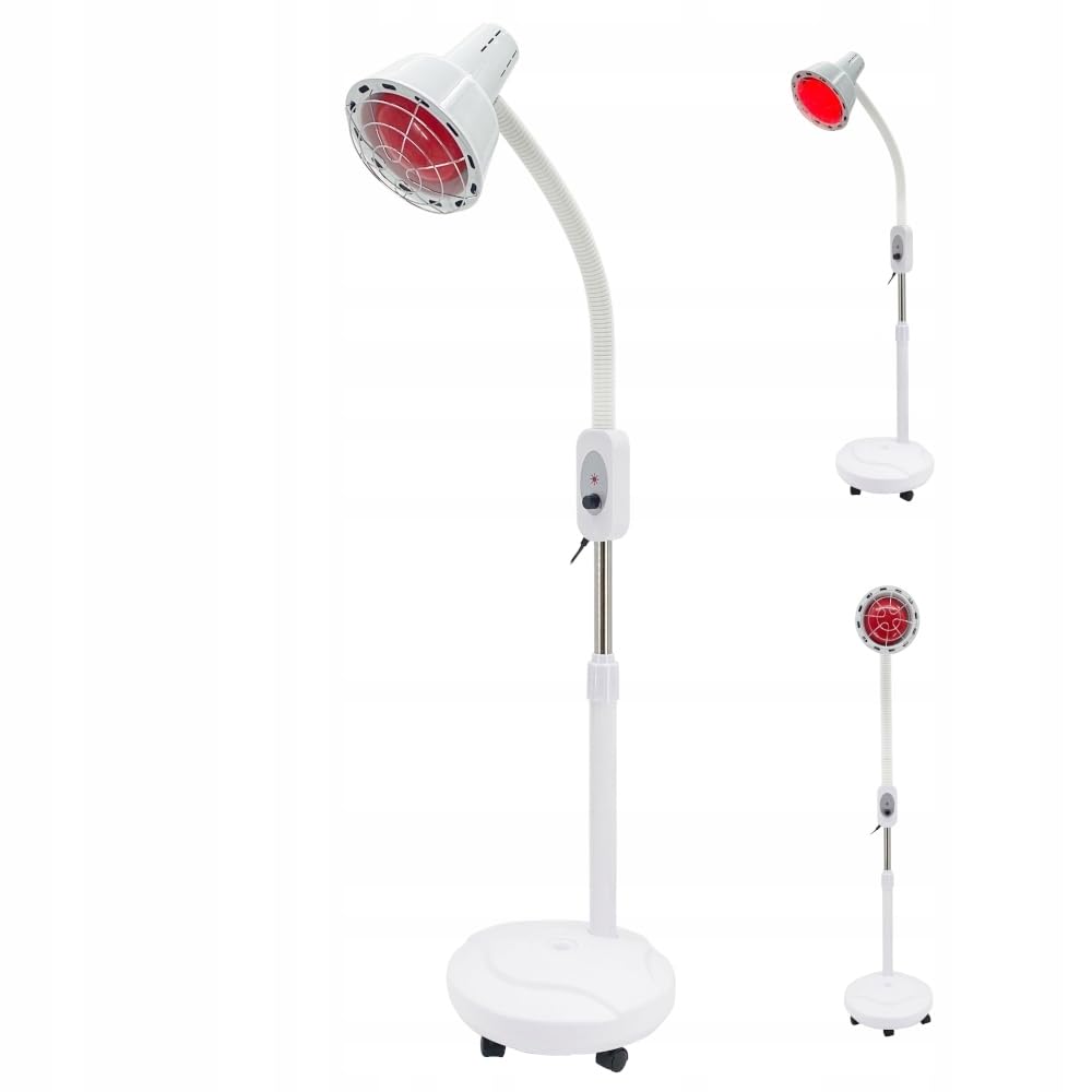 Lampa na podczerwień solux terapia czerwonym światłem lecznicza sollux grzewcza rozgrzewająca 275w mobilna podstawa L05