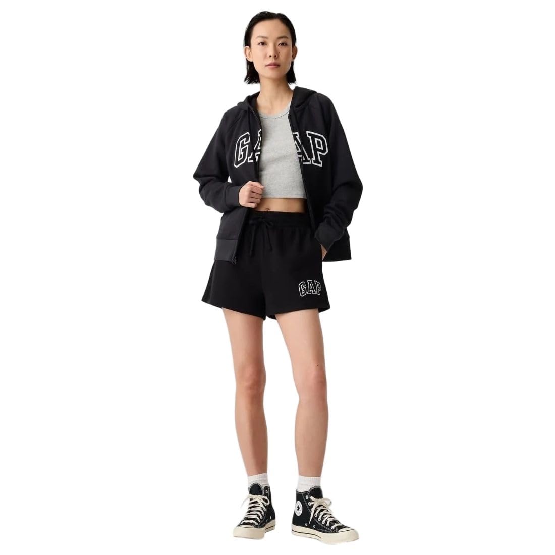Women Graphic Printed Relaxed Fit Mid Rise Shorts-image-40