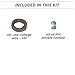 OVO Complet Central Vacuum 3 inlets Installation kit with 48 ft PVC Pipe and Fittings Included, White (INST-3P-WH-NAD)