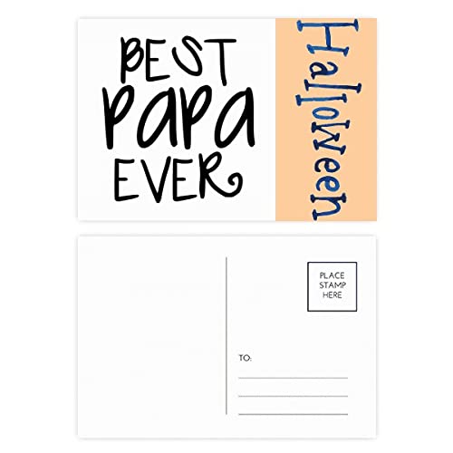 Cartes postales d'Halloween à envoyer en famille pour honorer les pères