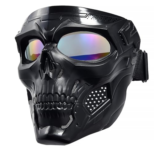 Image of Motorcycle Face Mask Full Face,Dirt Bike Goggles Motocross, ATV, Offroad, Riding Racing Goggles for Men Women