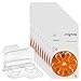 Produktbild 60x Signia Gr. 13 Hörgerätebatterien, 10x6er Blister PR48 Orange 24606 + EWANTO Aufbewahrungsbox f. 2 Batterien (10, 13, 312, 675), transparente Batteriebox für Knopfzellen < Ø 12 mm x H 6 mm