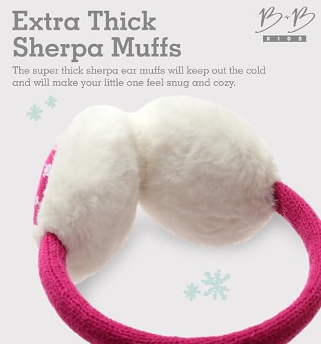Brook + Bay Kids Ear Muffs - Winter Animal Earmuffs - Cozy Ear Warmers4