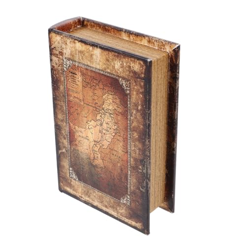 Kichvoe Boîte De Rangement En Forme De Livre Vintage 7.48X4.92X1.89 Pouces Coffret Secret Pour Clés Bijoux Décoration Discrète Maison
