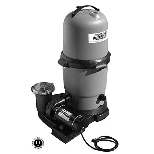 Waterway Clearwater II 200 sq. ft. Cartridge Standard System with 1.5 HP Hi-Flo II 2-Speed Pump 522-5187-6S