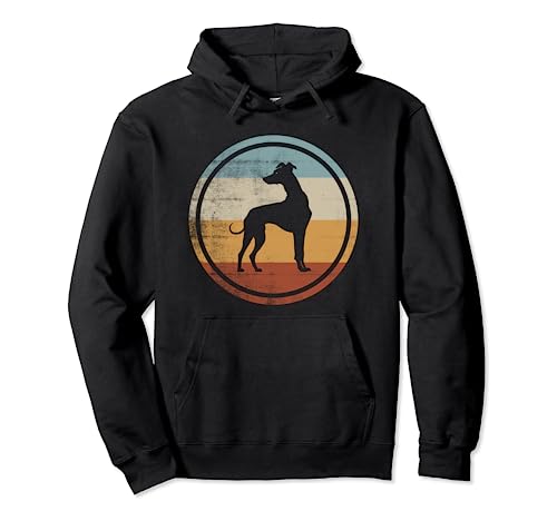 Retro Vintage Design Italian Greyhound Dog Sudadera con Capucha
