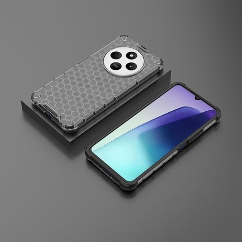 Image of Glasgow Back Case Cover Compatible with [ Mi Redmi A4 5G / 14C 5G / Poco C75 ] (Stylish Design) - Black