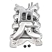GELUOXI Aluminum Dual Plane Air-Gap Intake Manifold 7564 Replacement for Ford 351C Small Block, 1500 to 6500 RPM Range