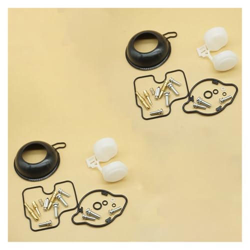 Kit réparation carburateur CB500 pièces membrane diaphragme flottant 2x