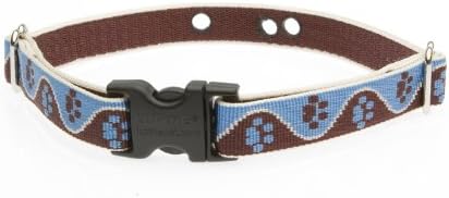 LupinePet Originals 3/4" Muddy Paws 12-17" Containment Collar Strap for Small to Medium Dogs