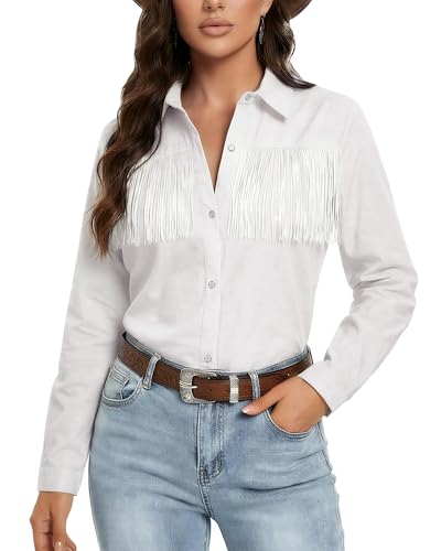 UpFind Fringe Western Pearl Button