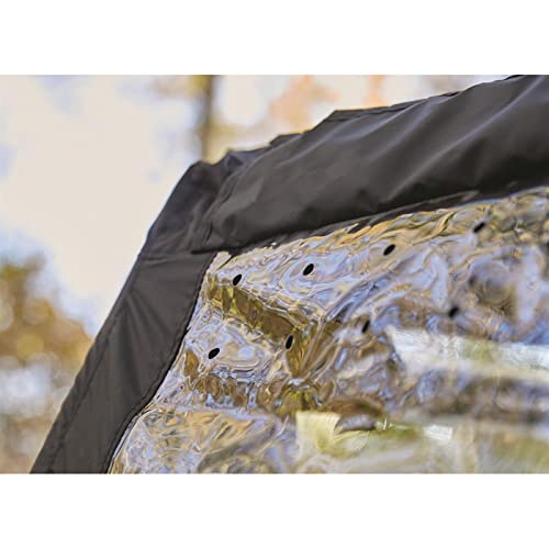 Image of Guide Gear ATV Cab Enclosure Cabin Canopy Cover Heavy-Duty Outdoor All-Weather, Black