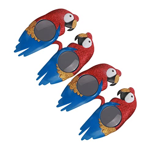 KOMBIUDA Party Eyeglasses Parrot Design 2pcs Lightweight Sturdy Decorative Glasses