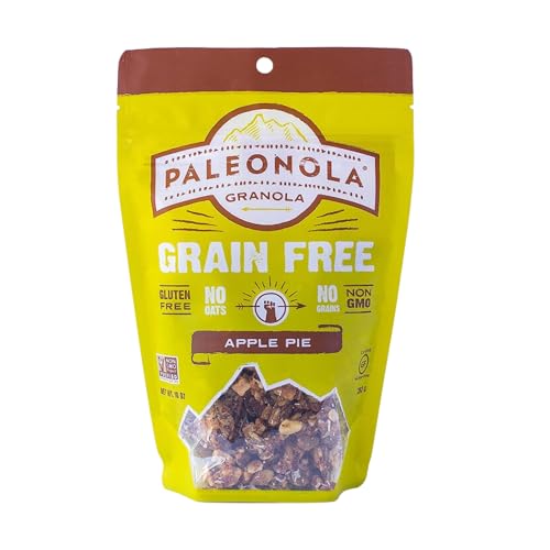 Image of Paleonola - Grain Free Granola Apple Pie Flavor - Non-GMO, Grain, Soy, Gluten, Dairy Free - Low Carb Protein Snack For A Healthy Breakfast