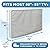 Outdoor TV Cover 80-85 inch - WITH FRONT FLAP - Weatherproof, Waterproof protection, Soft Interior, With Bottom cover - Gray