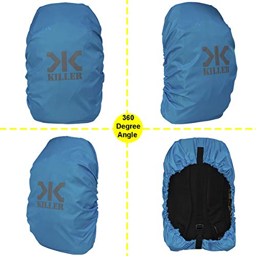 Image of Killer Mini Rain & Dust Cover with Pouch T.Blue for Small 12 Litre Backpacks
