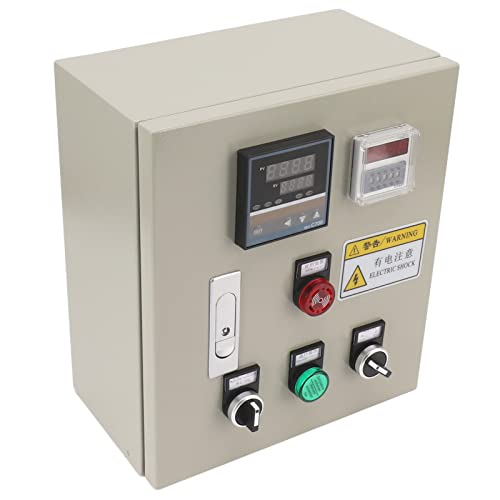 PID Temperature Controller Kit Digital PID Temp Control with Thermocouple 0 400℃, 380V AC, 15KW for Home Brewing Oven