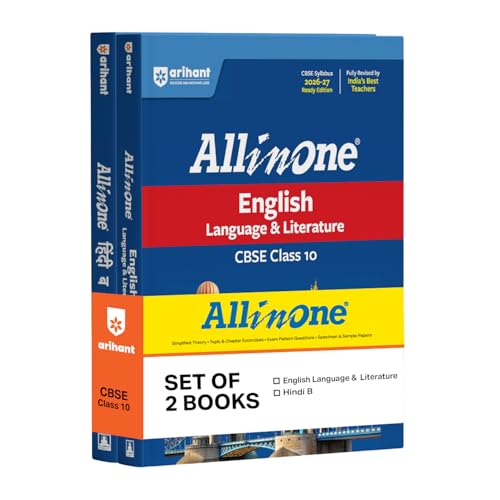 Arihant All in One English Language & Literature, Hindi-B Class 1...