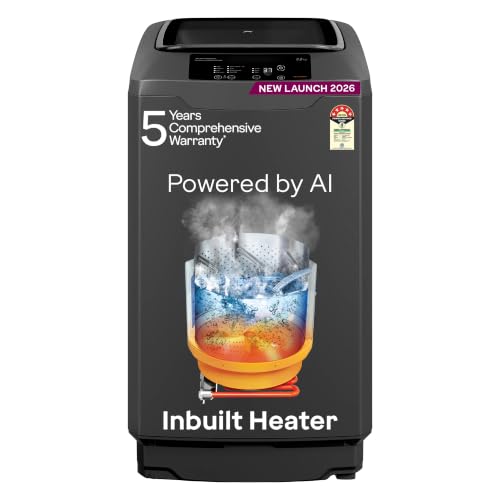 Godrej 7 Kg 5 Star, AI Powered, Fabrisafe Steel Drum, Magic Lint ...