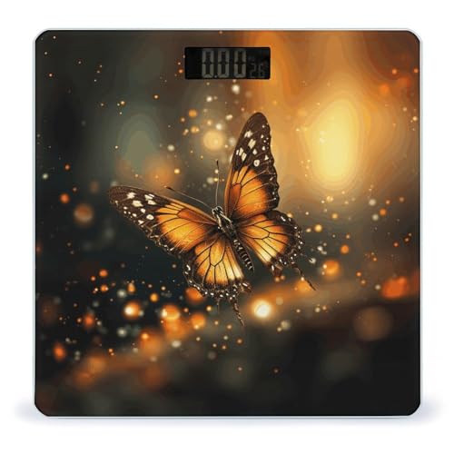 Báscula Digital de Baño JTREHY de Vidrio Templado miniatura 1